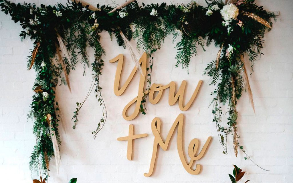 21 backdrops de boda que querrás tener