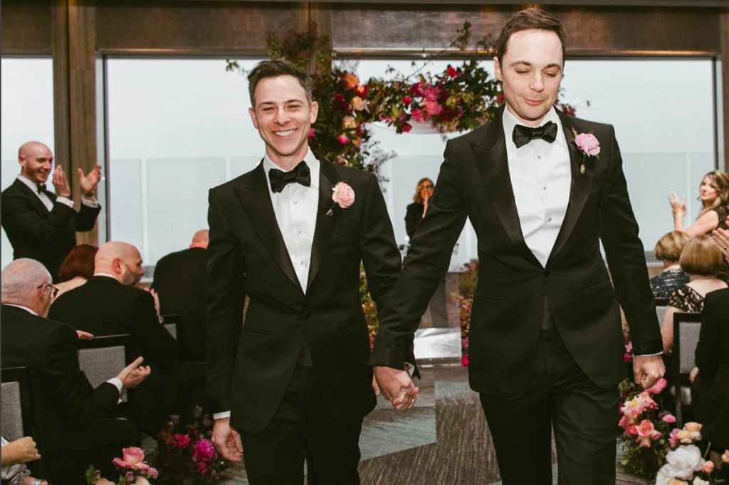 Jim Parsons se casa en Nueva York