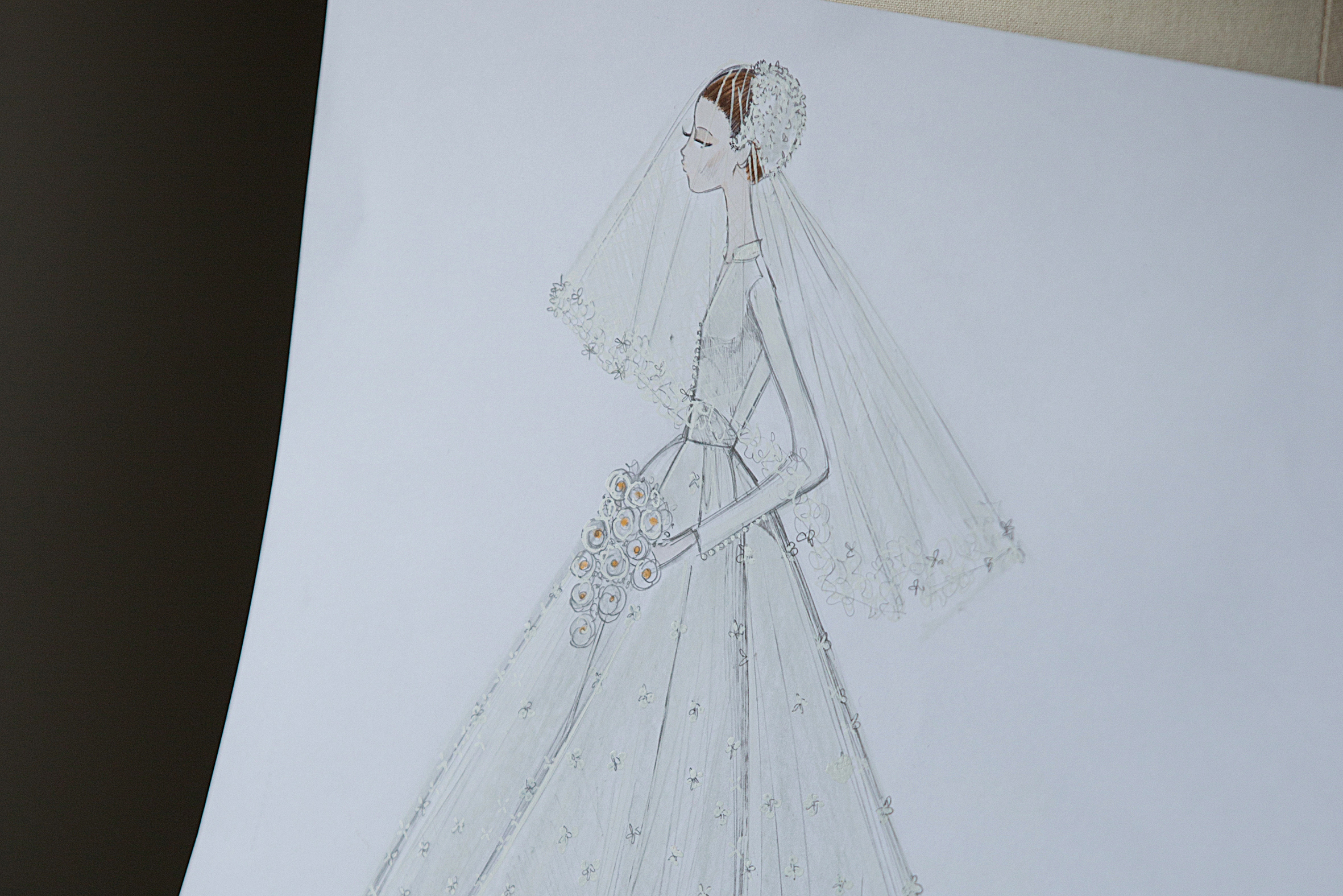 Detrás de agujas: el vestido de novia de Miranda Kerr Detrás de agujas: el vestido de novia de Miranda Kerr