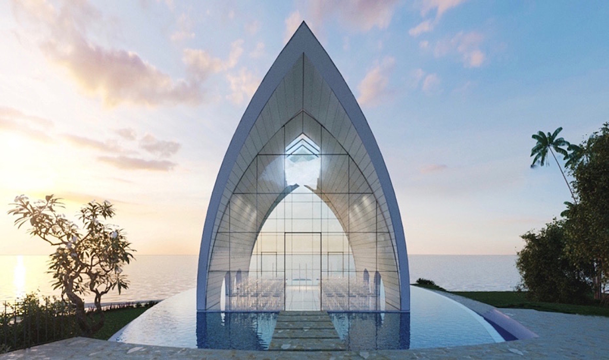 Da el sí en esta capilla flotante