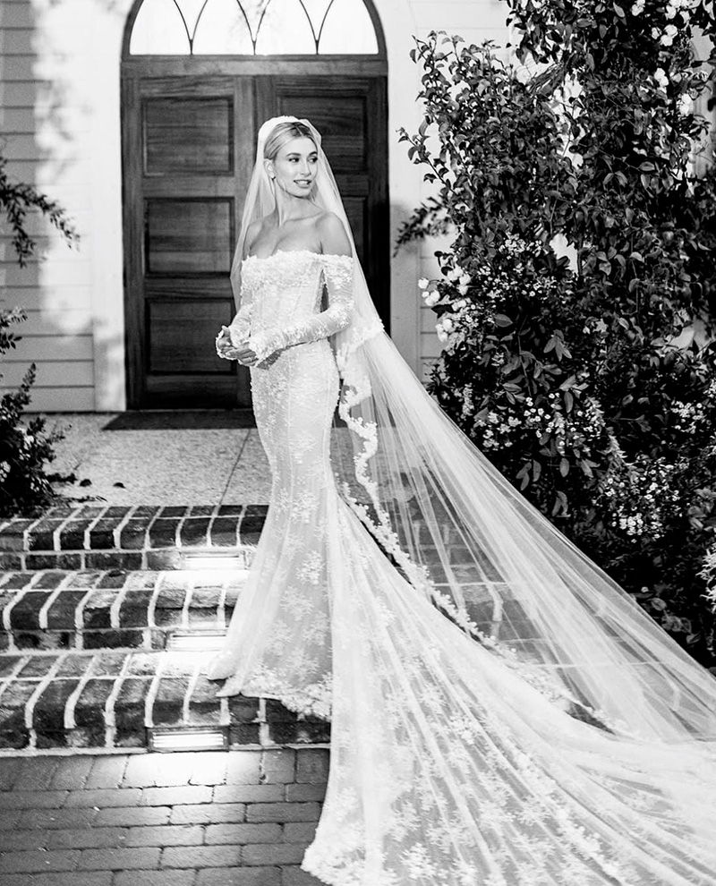 vestido de novia hailey bieber