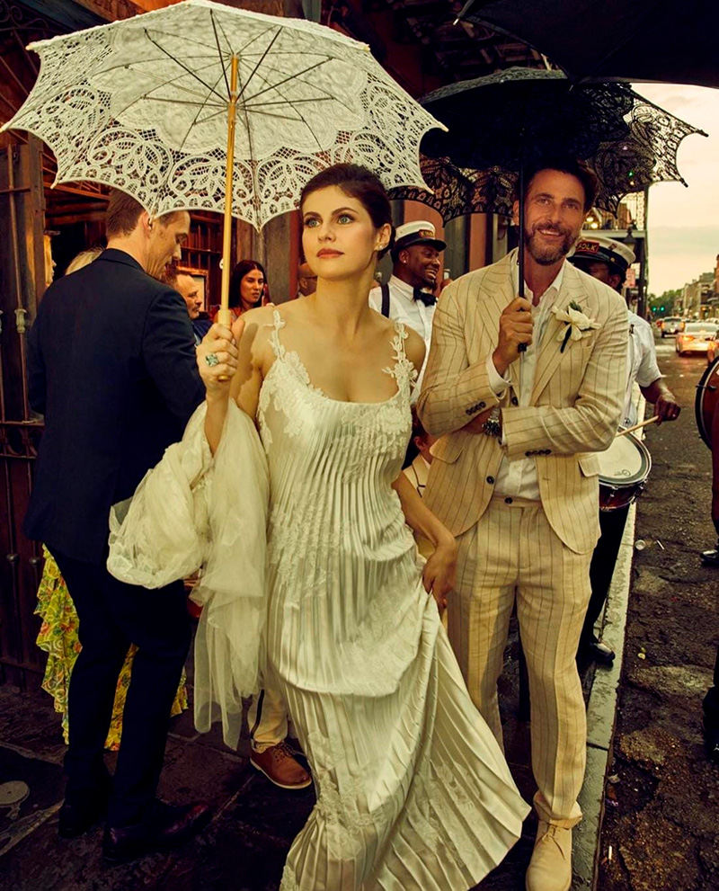 vestidos de novia de las famosas alexandra