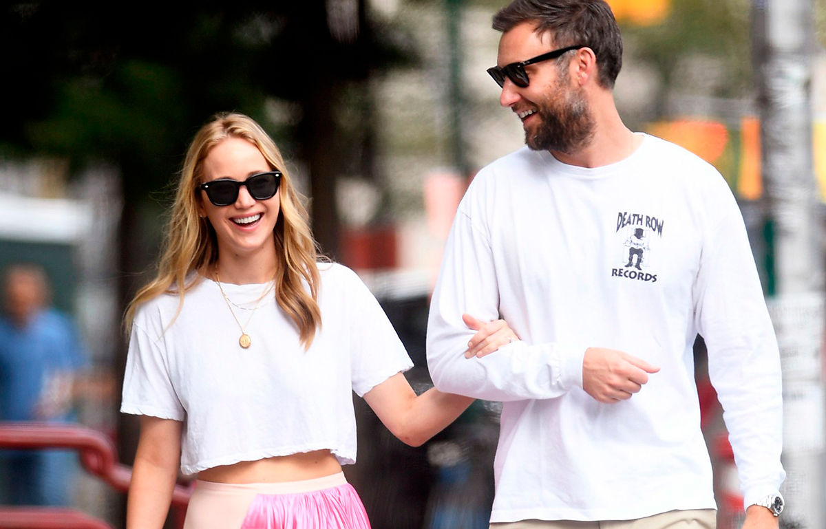 Jennifer Lawrence se casó con Cooke Maroney; íntima ceremonia en una lujosa mansión