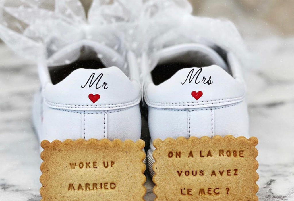 Tenis personalizados para tu boda, ahora una realidad