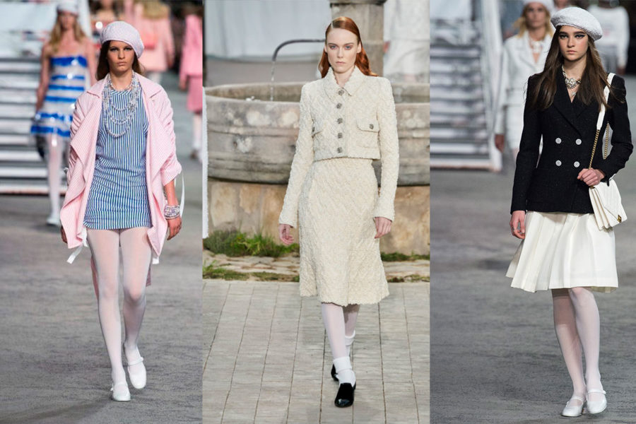 Medias blancas de Chanel, el nuevo accesorio para las novias en invierno