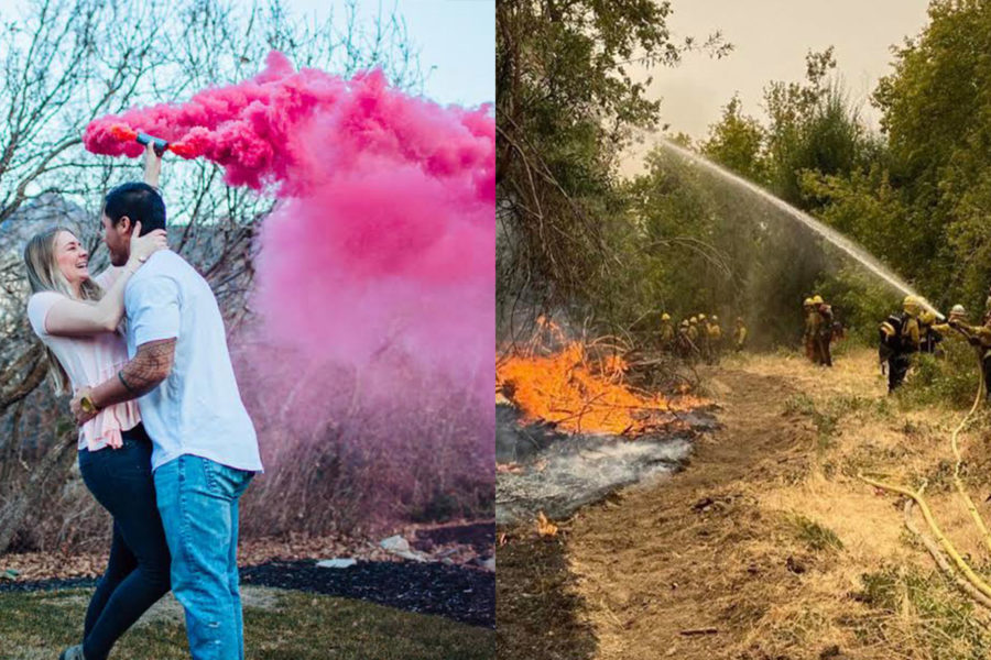 La gender reveal party que causó un incendio en California