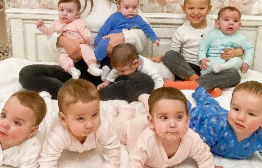 Pareja planea tener más de 100 hijos, ya van por 11