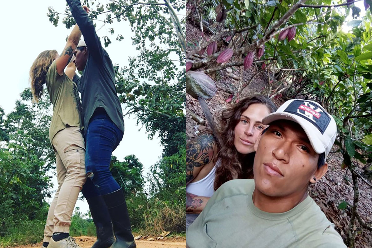 Mujer deja su vida por la selva y el amor de su vida