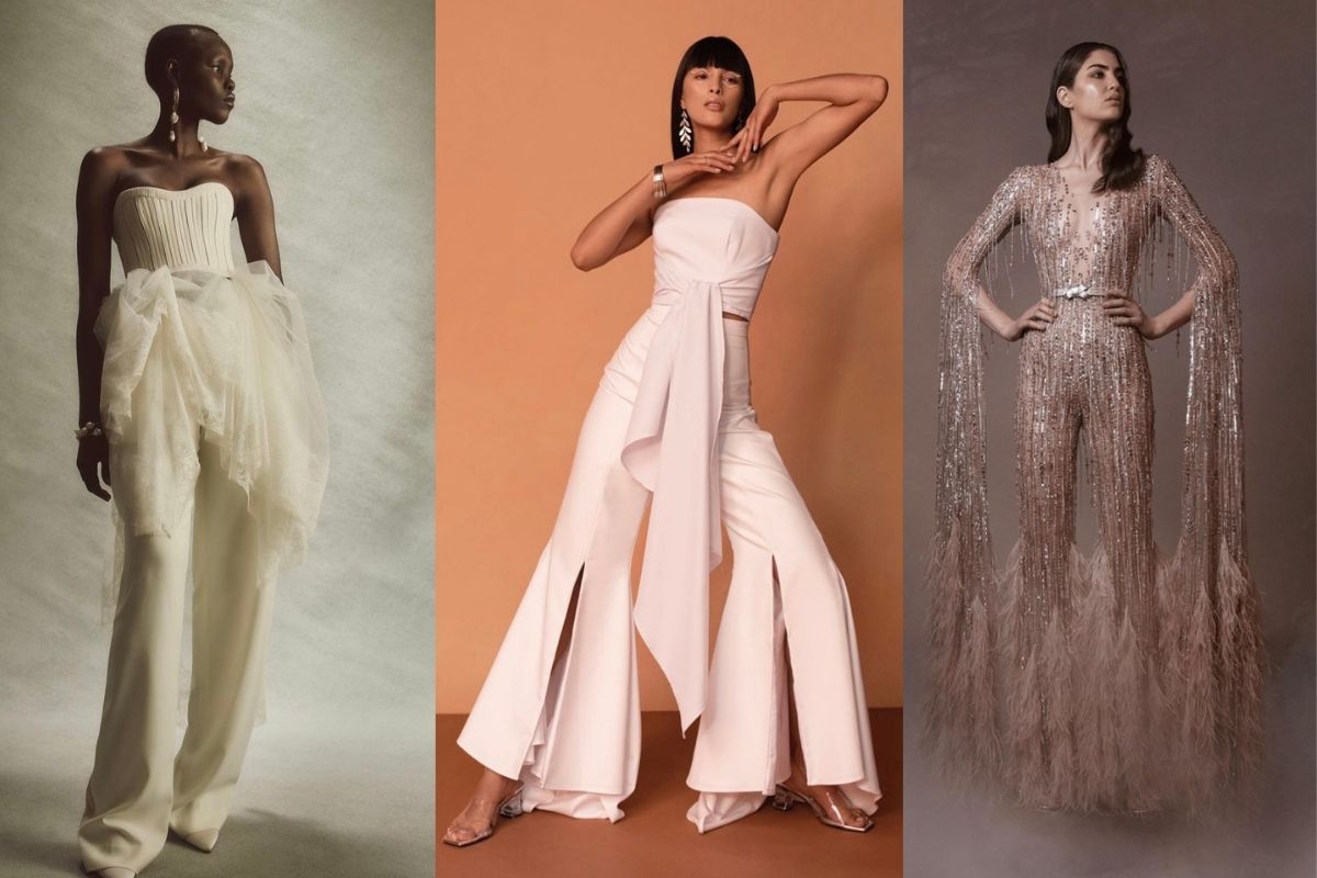 Pantalones de novia: alternativas del 2021 para dar el sí Pantalones de novia: alternativas del 2021 para dar el sí
