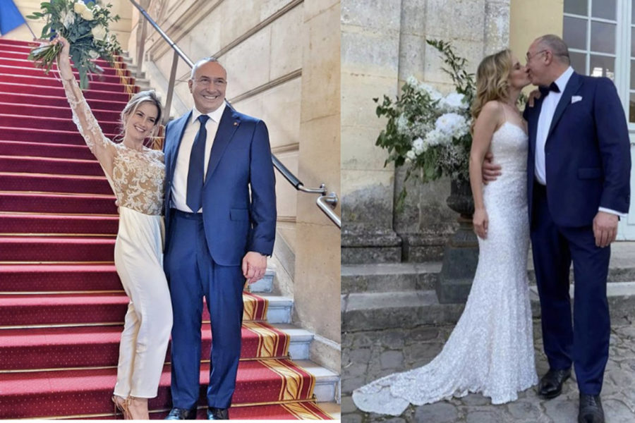 Así fue la boda de Altair Jarabo y Frédéric García en París