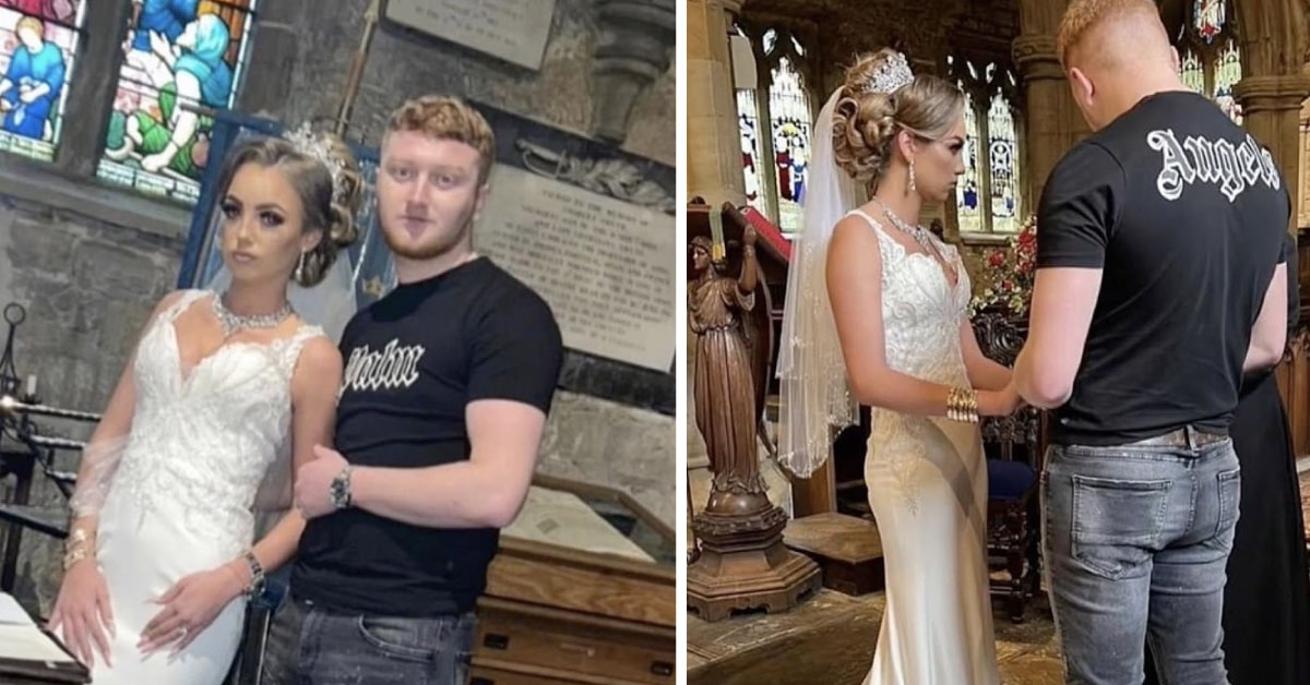 Novio llegó en jeans y playera a su propia boda, así reaccionó la novia