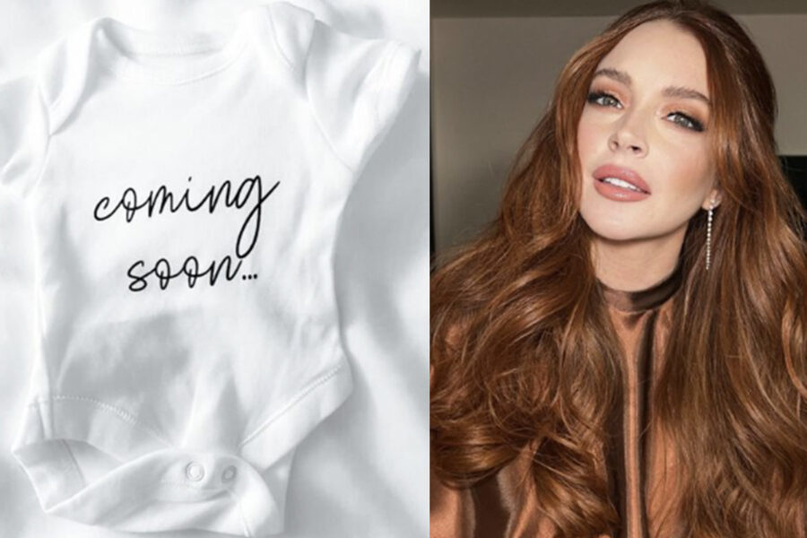 ¡Lindsay Lohan está embarazada de su primer bebé!