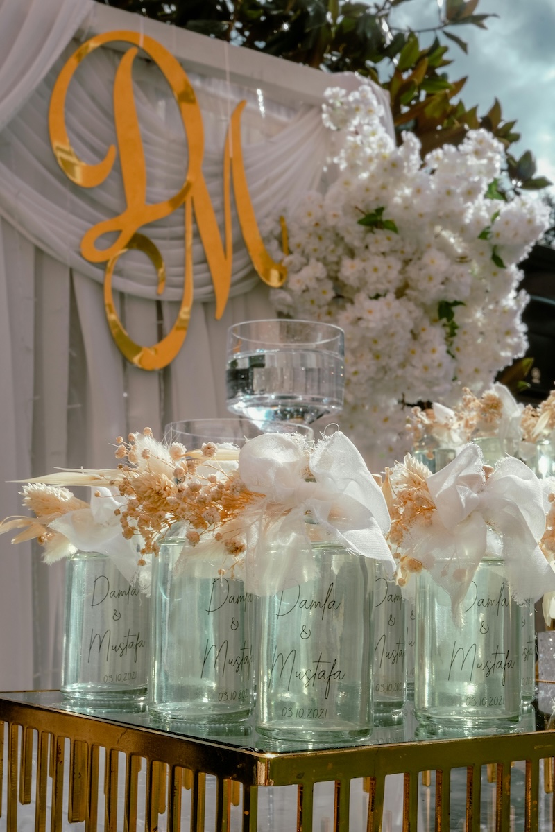 botellas sencillas para boda civil