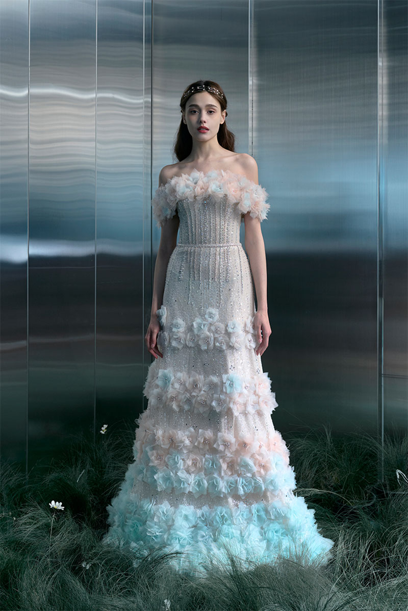 vestido romántico de the atelier