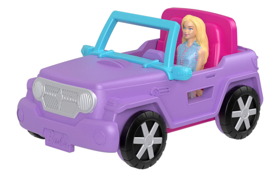 Mini Jeep Lanzan juguetes de Barbie en miniatura