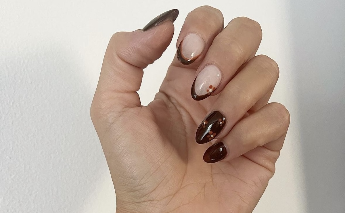 ⁠Uñas caramelo, la tendencia ideal para otoño