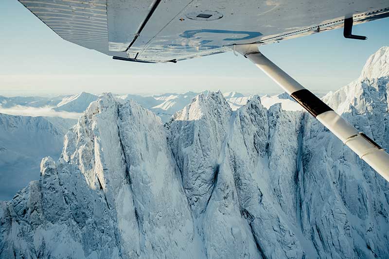 Sobrevuelen la región de Klondike