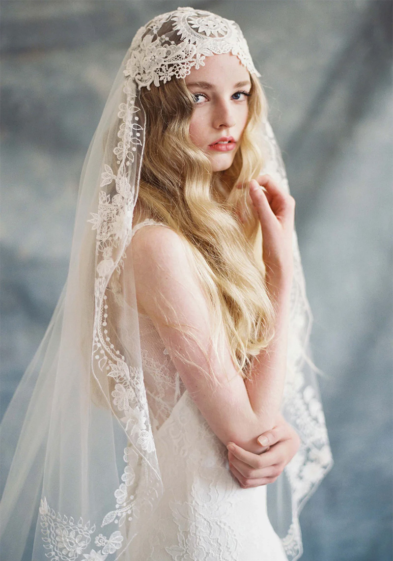 mantilla de novia