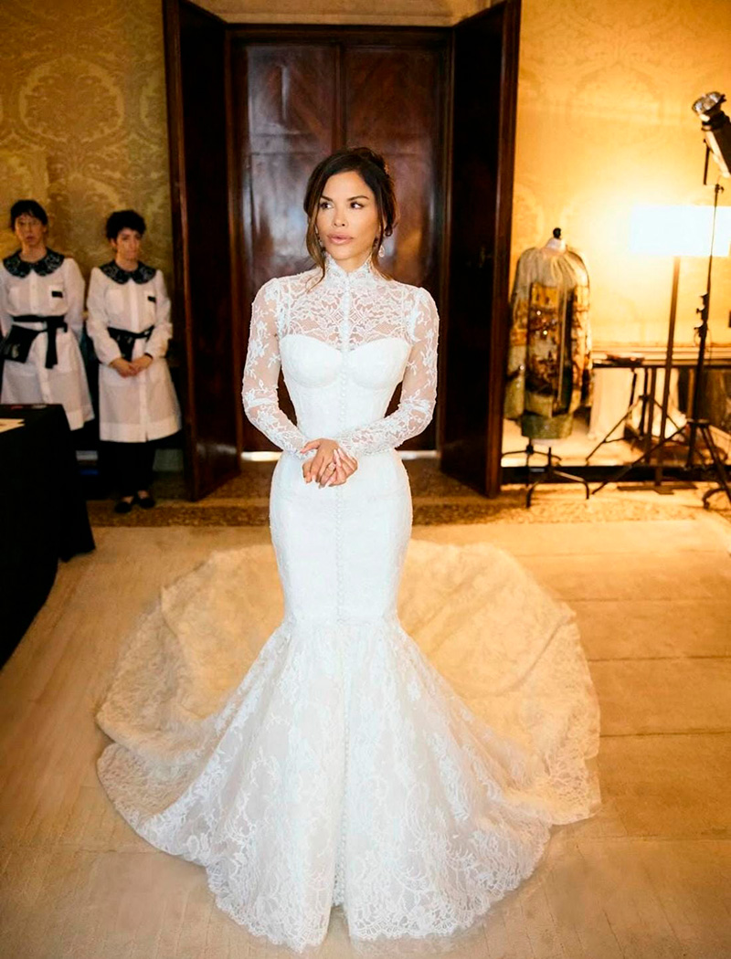 vestido de novia lauren sanchez