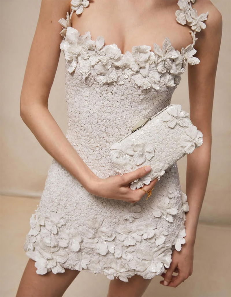bride mini dress