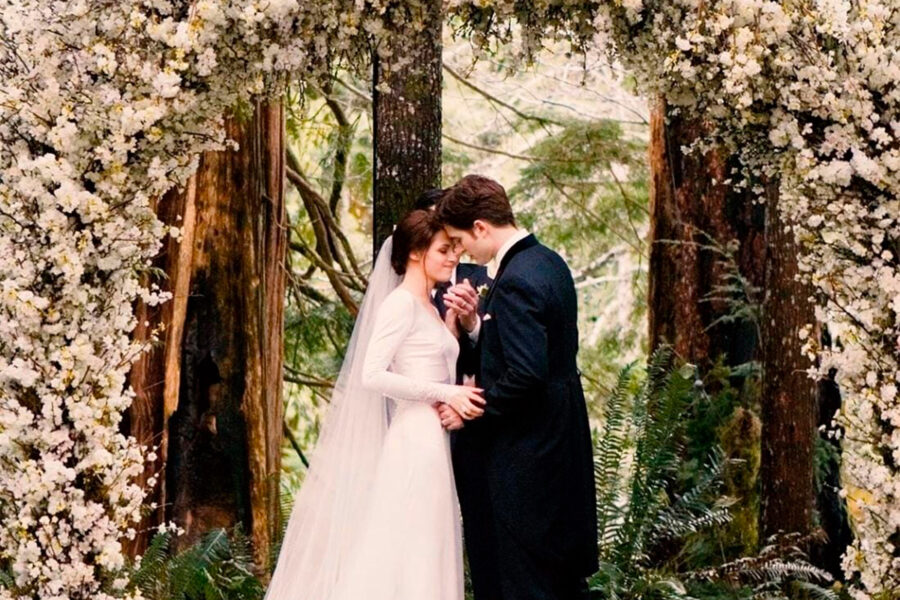 Boda de Crepúsculo, los secretos del vestido, la decoración y la música