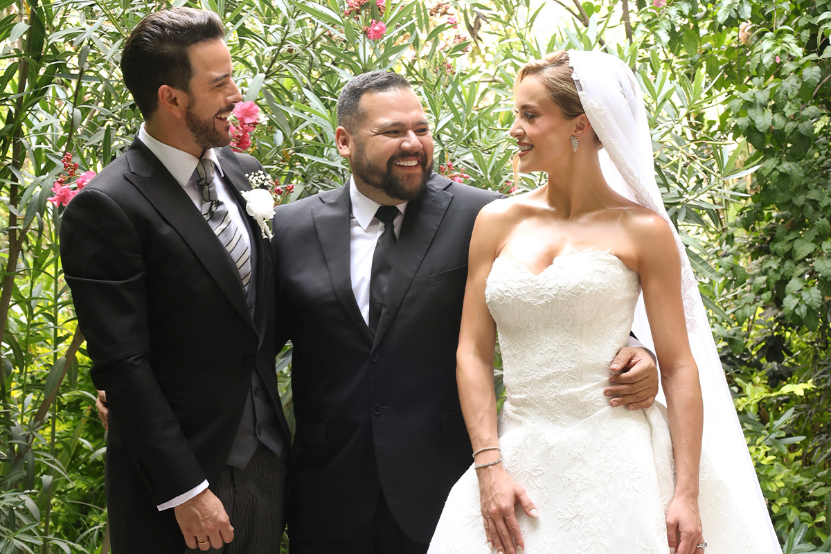 Boda de Mane De La Parra y Ligia Uriarte: los looks de Benito Santos para los novios, fotos exclusivas