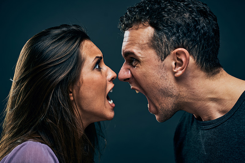 couple yelling