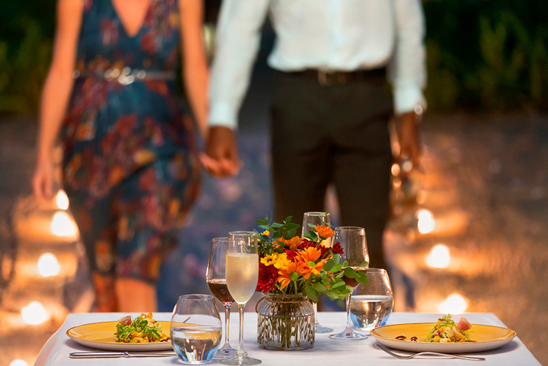 hyatt vivid cena romantica