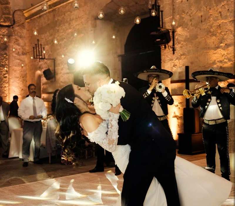 boda mexicana con mariachi