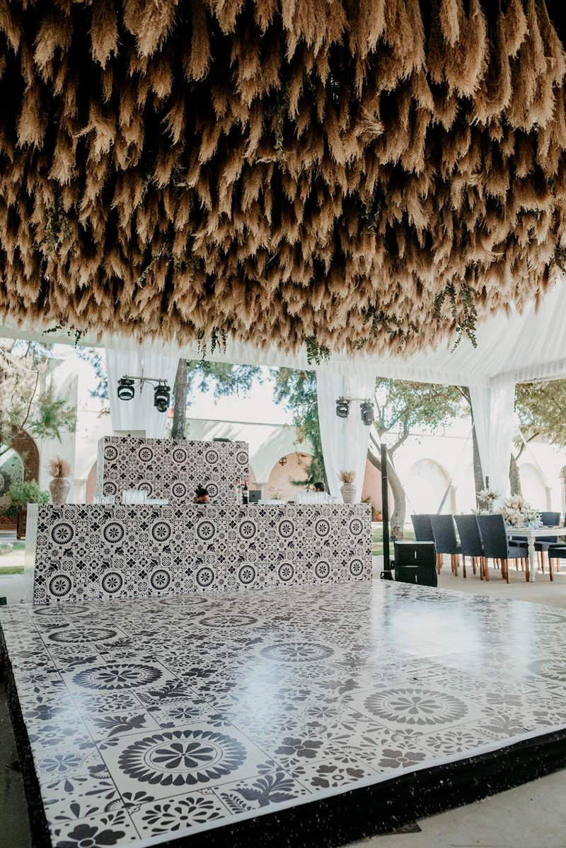 pista de baile con talavera