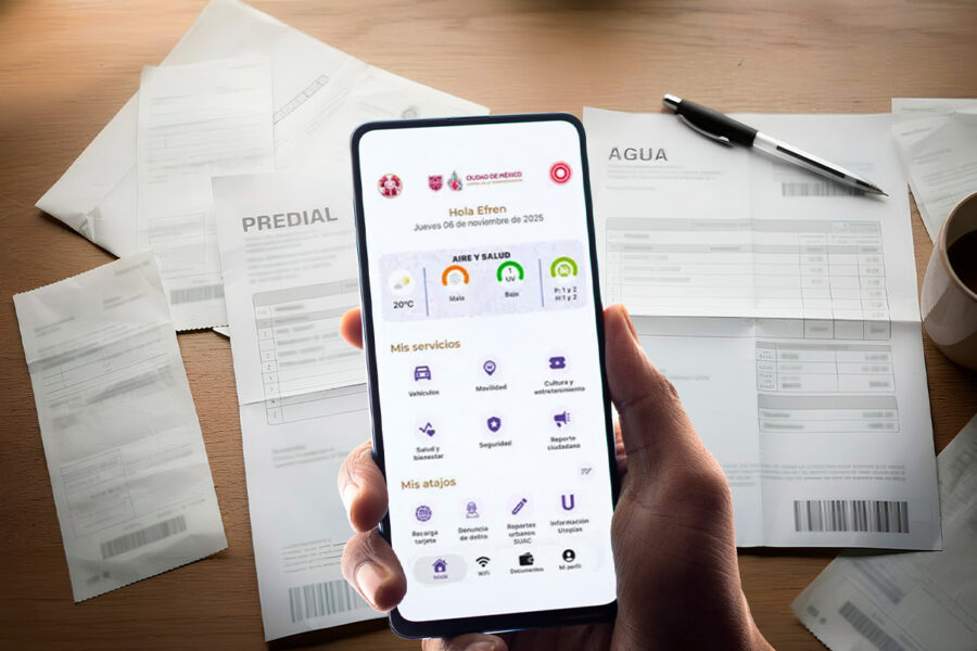 Guía para pagar predial y agua desde la App CDMX