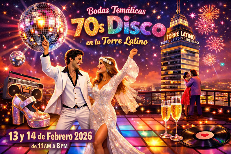 bodas con tematica disco torre latino